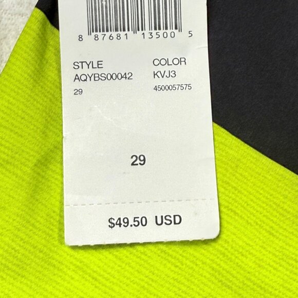 Quiksilver Men's 4-Way Stretch Striped Boardshorts Size 29 - NWT - Picture 7 of 8